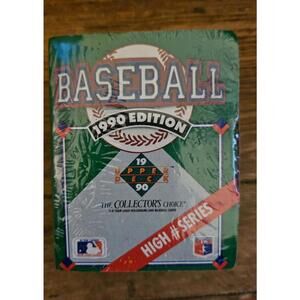 Upper Deck 1990 Baseball High # Series Card Set Factory Sealed